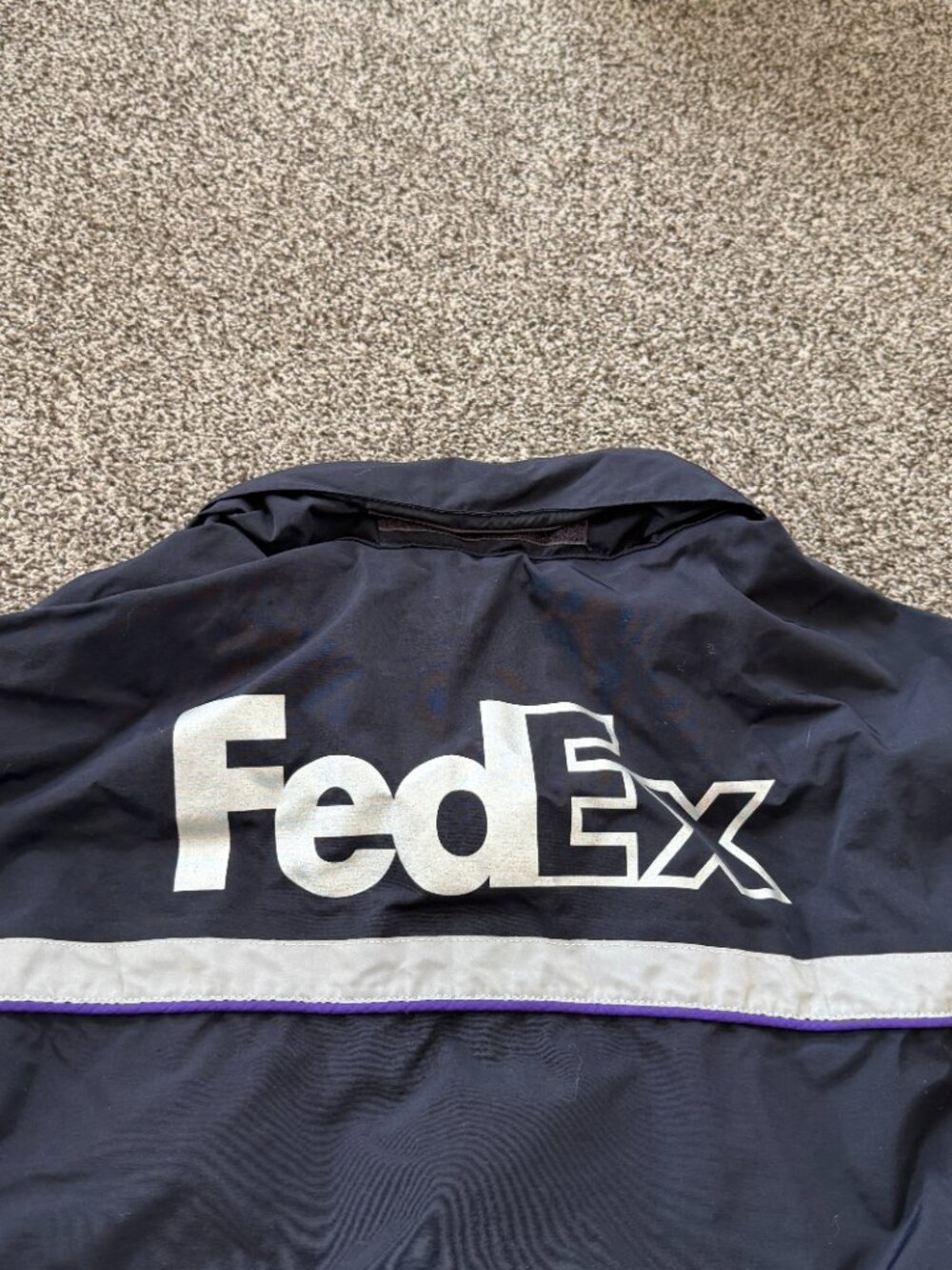 FedEx Federal Express Jacket Mens 2XL Long Sleeve Full-Zip Windbreaker